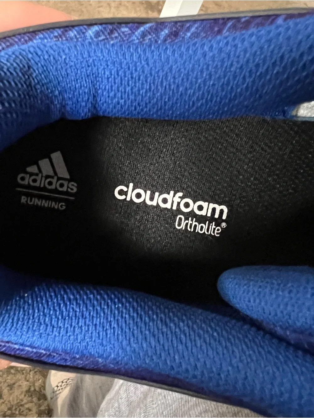 adidas Energy Cloud WTC M Men’s 13 Blue Black Running Shoes BY2047